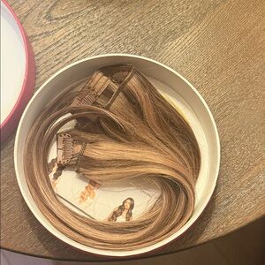Luxy hair Chestnut brown fill ins-Brand New, never worn